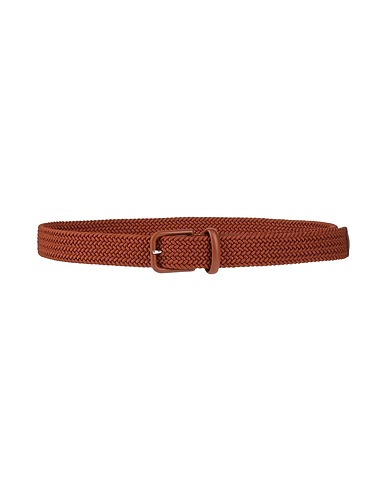 GIORGIO ARMANI Fabric belt Brown Textile fibers