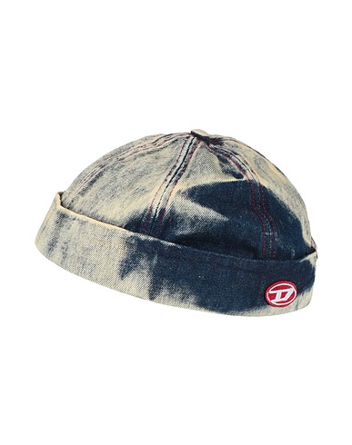 DIESEL Hat Blue 100% Cotton