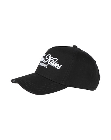 DSQUARED2 Mützen & Hüte Schwarz 100% Baumwolle