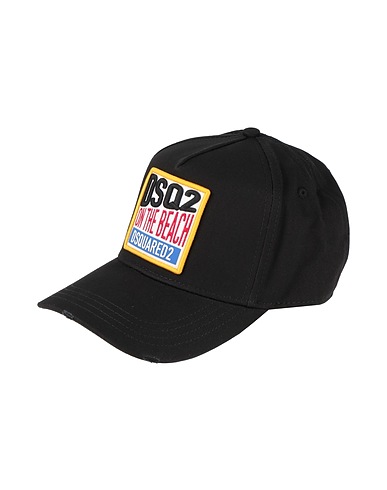 DSQUARED2 Cappello Nero 100% Cotone