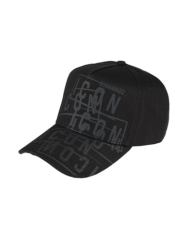 DSQUARED2 Hat ICON Charcoal 100% Cotton