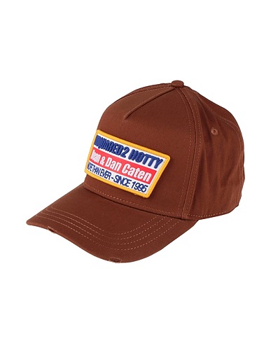 DSQUARED2 Hat Brown 100% Cotton