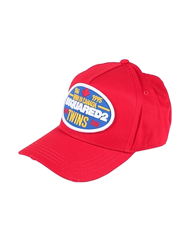 DSQUARED2 Hat Red 100% Cotton