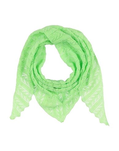 ALYSI Sciarpe e foulard CRÈME Verde lime 70% Viscosa, 30% Poliestere