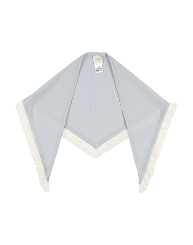 ALYSI Sciarpe e foulard CRÈME Grigio chiaro 95% Lana Vergine, 5% Elastan