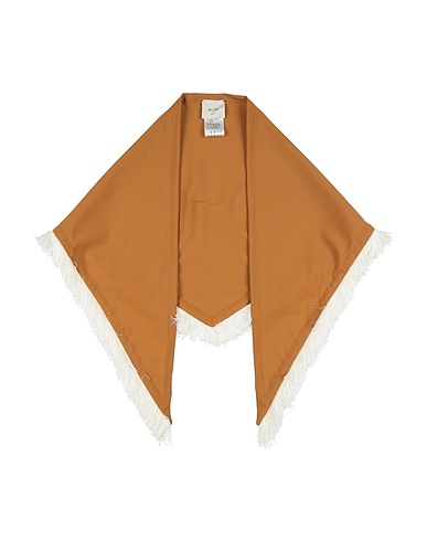 ALYSI Scarves and foulards CRÈME Camel 95% Virgin Wool, 5% Elastane