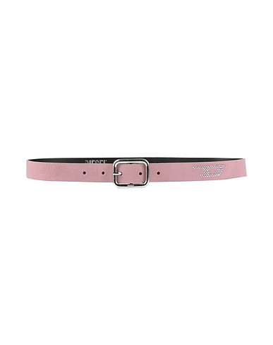 DIESEL Regular belt Lilac Cow leather