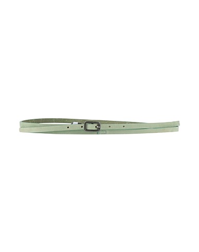 DIESEL Thin belt Turquoise 100% Cow leather