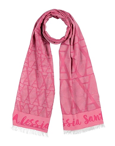 ALESSIA SANTI Scarves and foulards Fuchsia 47% Polyester, 39% Viscose, 14% Cotton