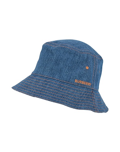 BURBERRY Hat Blue 100% Cotton