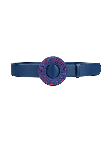 GIORGIO ARMANI Regular belt Blue Calfskin