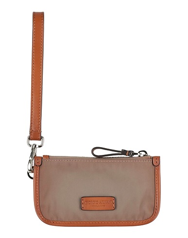 GIORGIO ARMANI ポーチ カーキ ポリエステル 100% / 牛革（カーフ）