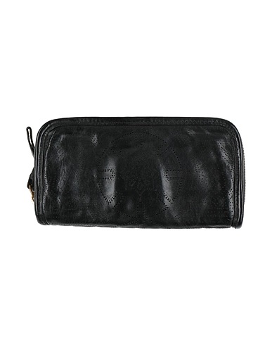CAMPOMAGGI Wallet Black Cowhide