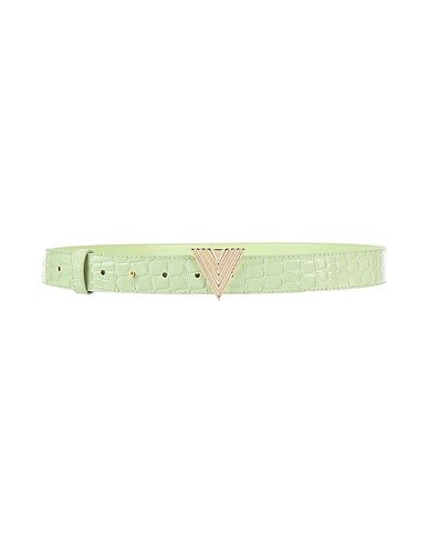 VICOLO Regular belt Light green 76% Polyurethane, 17% Polyester, 7% Viscose