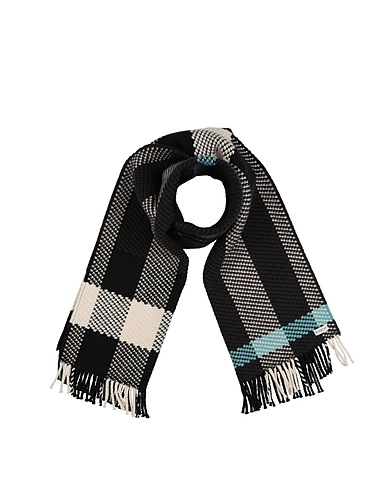 BURBERRY Scarves and foulards Charcoal 100% Wool