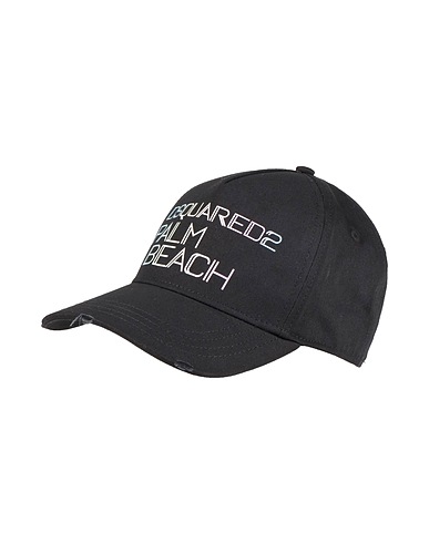 DSQUARED2 Hat Black 100% Cotton