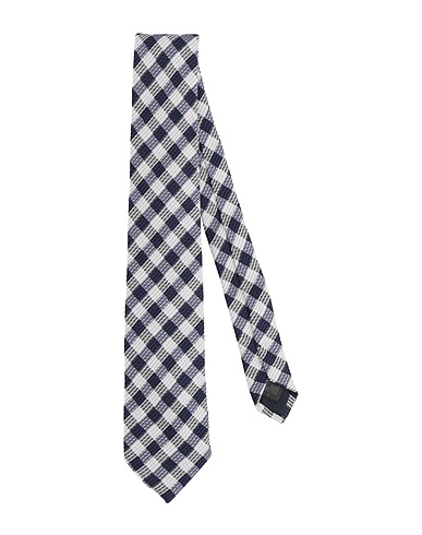 MARCO PASCALI Ties and bow ties Blue 60% Silk, 40% Cotton