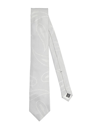 CERRUTI 1881 Cravatte e papillon Grigio chiaro Seta