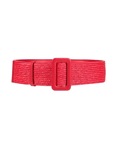 EMPORIO ARMANI High-waist belt Tomato red Straw