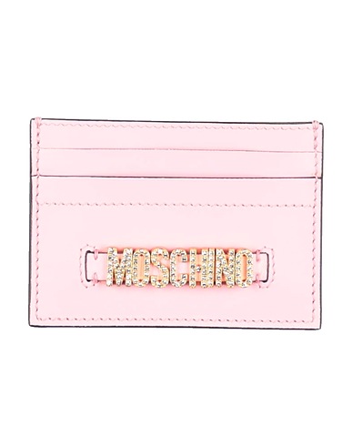 MOSCHINO Small Leather Goods Pink Leather