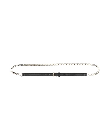 EMPORIO ARMANI 幅細ベルト ブラック 革（なめし加工）