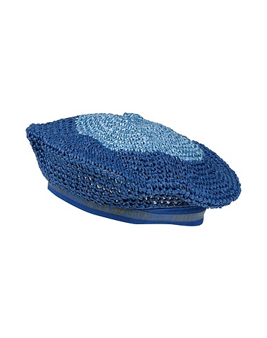 EMPORIO ARMANI Hat Blue 100% Viscose, Cotton