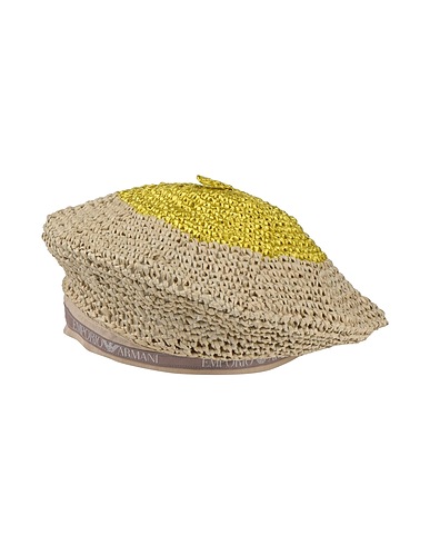 EMPORIO ARMANI Cappello Beige 100% Viscosa, Cotone
