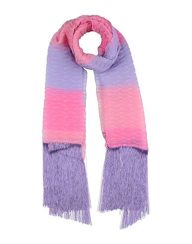 EMPORIO ARMANI Scarves and foulards Fuchsia 44% Cotton, 33% Polyamide, 23% Polyester