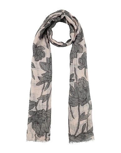 BRUNELLO CUCINELLI Scarves and foulards Grey 100% Linen