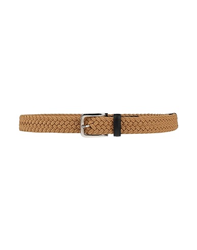 HOGAN Fabric belt Sand Textile fibers, Leather
