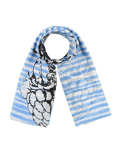 PHINE Scarves and foulards SCHWEIZ Light blue Cotton, Silk