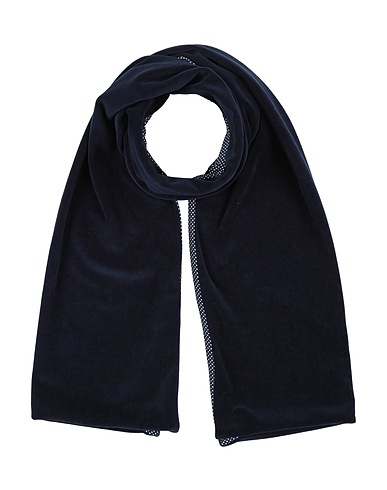 PHINE Scarves and foulards Midnight blue Cotton, Silk, Wool