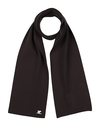 COURRÈGES Sciarpe e foulard Testa di moro 90% Poliammide, 10% Elastan