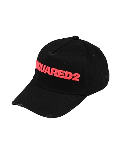 DSQUARED2 Hat Black 100% Cotton