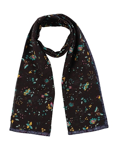 PHINE Sciarpe e foulard Testa di moro Cotone, Seta