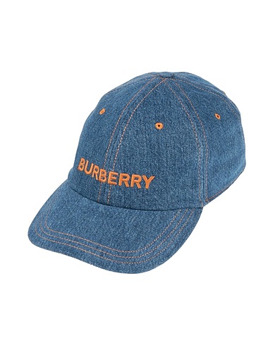 BURBERRY Hat Blue 100% Cotton