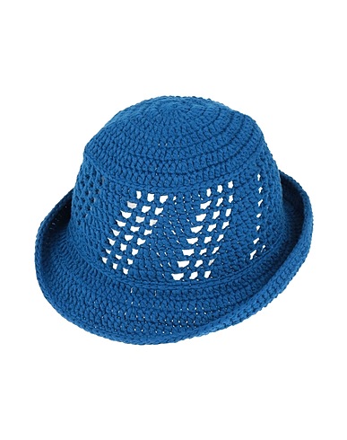 GIORGIO ARMANI Hat Light blue 100% Cotton