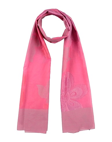 EMPORIO ARMANI Scarves and foulards Fuchsia 49% Cotton, 33% Silk, 18% Polyester
