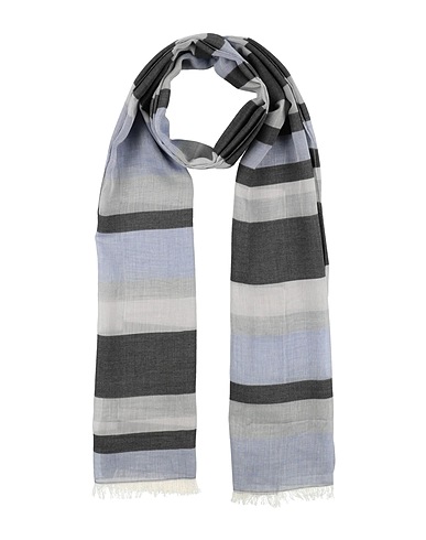 EMPORIO ARMANI Scarves and foulards Navy 100% Cotton