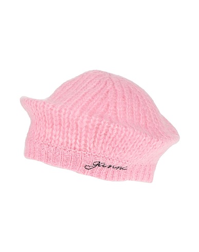 GANNI Hat Pink 55% Mohair wool, 29% Polyamide, 16% Wool