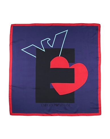 EMPORIO ARMANI Scarves and foulards Blue 100% Silk