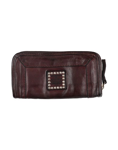 CAMPOMAGGI Wallet Chocolate brown 100% Cow leather
