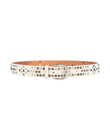 ISABEL MARANT Regular belt Light grey 100% Calfskin