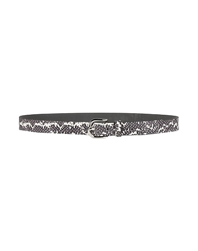 ISABEL MARANT Regular belt Black Goat skin
