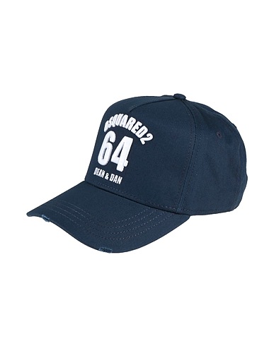DSQUARED2 Hat Navy blue 100% Cotton