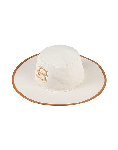 BORSALINO Hat Ivory 60% Cotton, 40% Linen