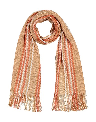 MISSONI Scarves and foulards Gold 76% Viscose, 24% Polyester