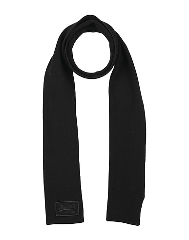 SUPERDRY Sciarpe e foulard Nero 100% Cotone