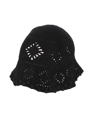 MAJE Hat Black 100% Cotton