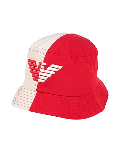EMPORIO ARMANI Hat Red 76% Polyester, 24% Elastomultiester
